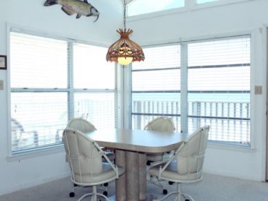 Dining area with gulf view Dining area with gulf view
