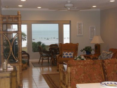 Open Living Area with Gulf View