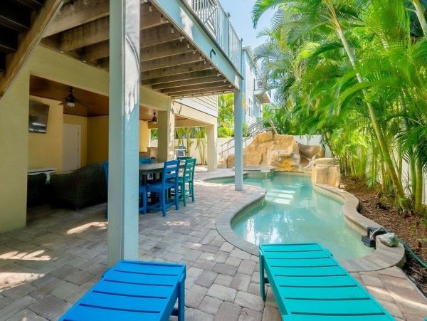 Luxury Private Vacation Rental Pool Home in Holmes Beach
