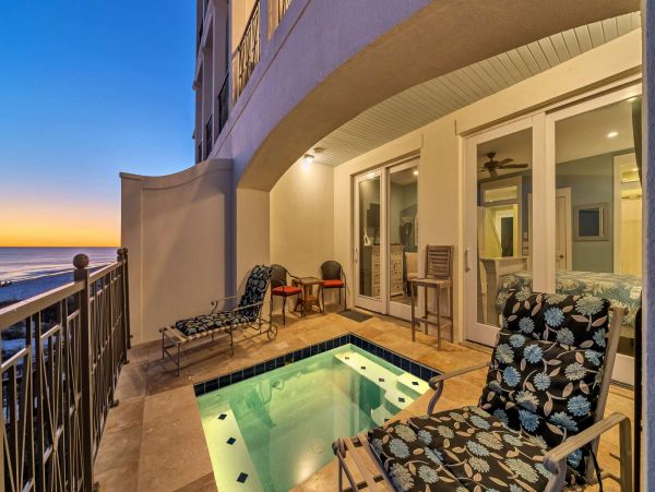 Beach-Front Miramar Home with Private Beach Access Sleeps 20