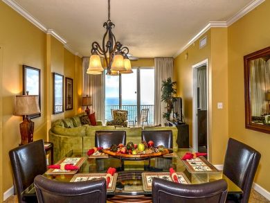 Dining area seats six