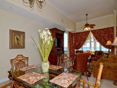 Dining area seats four
