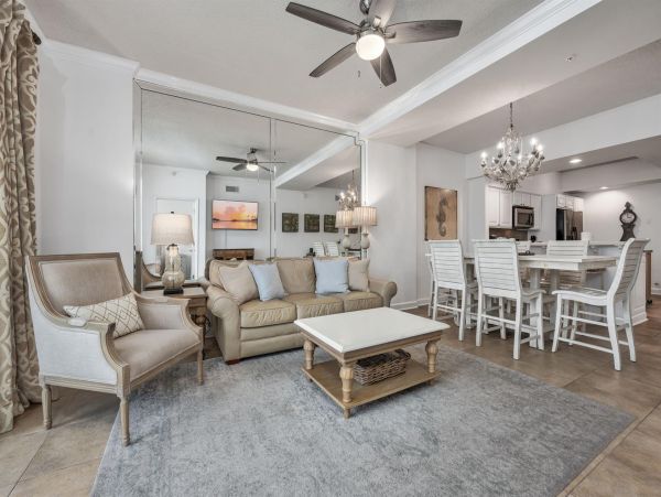 Spacious 5-Bedroom Beachfront Condo with Gulf Views and Luxury Amenities