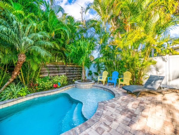 Tropical Grounds 3 Bedroom Vacation Rental Duplex with Pool!