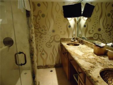 Master bathroom with walk-in shower