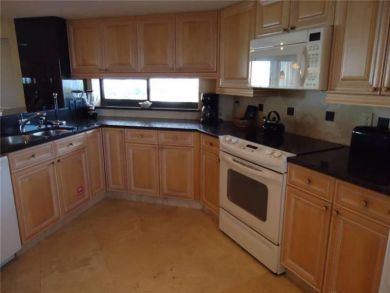 Kitchen with granite counter tops