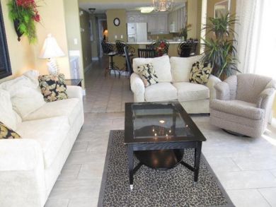 Open plan living space Open plan living space