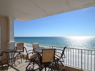Gulf front balcony