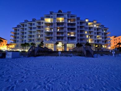 Beach view at twilight