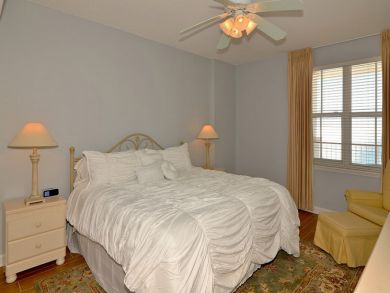 Master bedroom with king bed