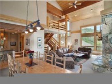 Open plan living space