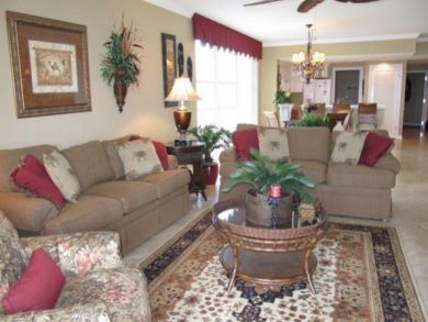 Open plan living space