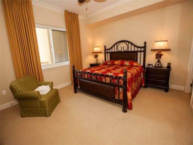 Master bedroom with king bed