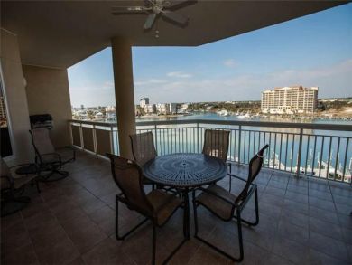 Balcony with table set
