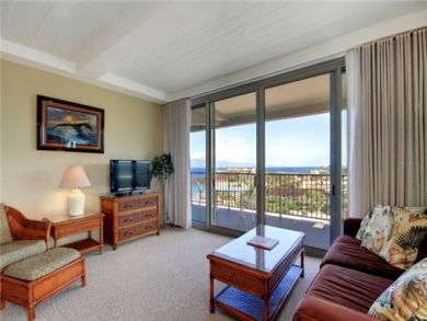 Living room with flat screen TV