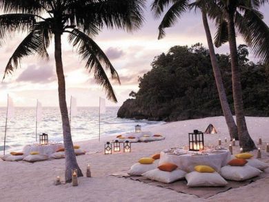 Beautiful White Sandy Beach