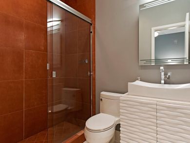 Bathroom with Enclosed Shower