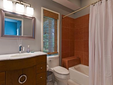 Bathroom with Shower in Tub