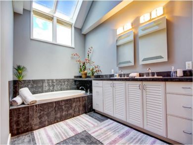 Master Bathroom with Tub & Walk-in Shower