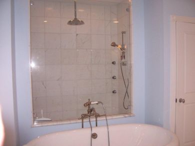 Bathroom with tub & shower