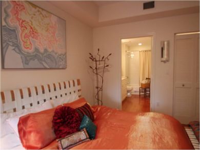 Master bedroom with king bed Master bedroom with king bed