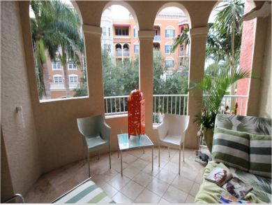 Furnished balcony Furnished balcony
