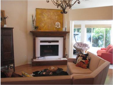 Living room with fireplace Living room with fireplace