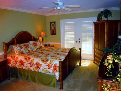King Bed in Master Bedroom
