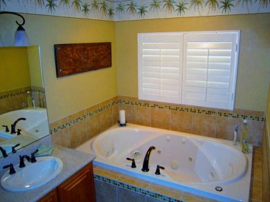 Master Bathroom with Whirlpool Tub
