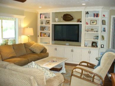 Living Room with Flat Screen TV