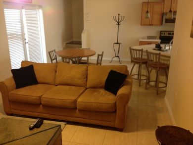 Open living & dining area