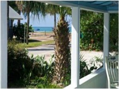 Wrap around front porch with gulf views