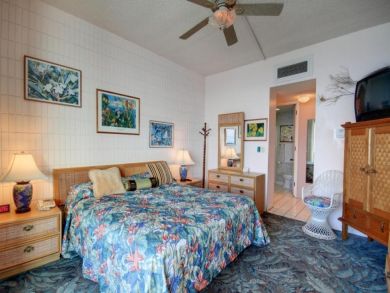 Bedroom with king bed & TV