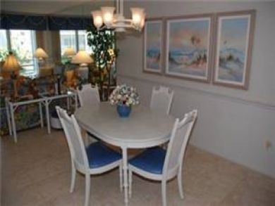 Dining area seats four Dining area seats four