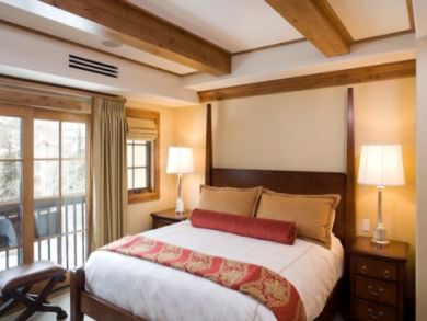Master bedroom with king bed