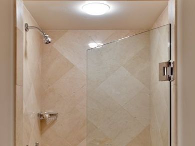 Bathroom with walk-in shower