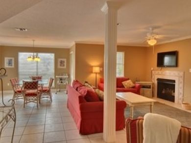 Open living & dining area Open living & dining area