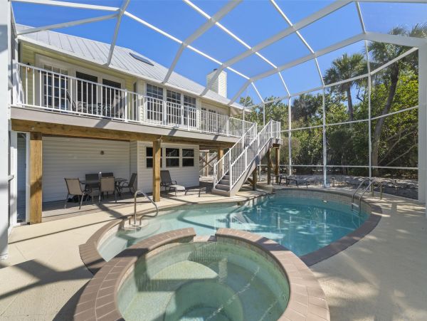 Sanibel Island Vacation Rental - 3 Bedroom Beach Home with Pool & Spa