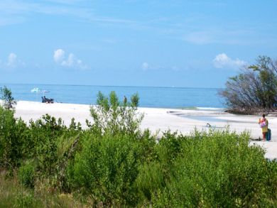 Sandy beach