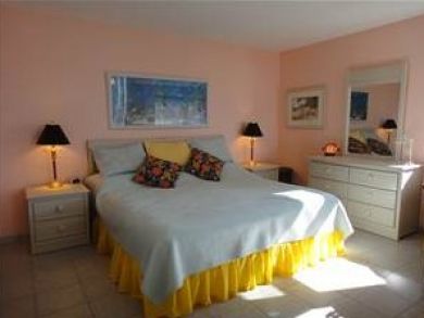 Master bedroom with king bed