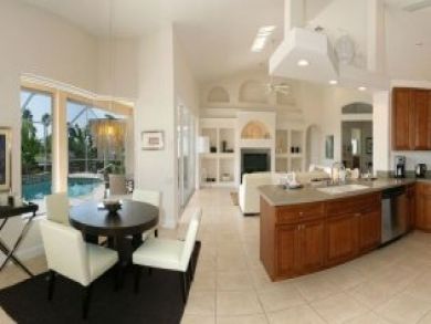 Breakfast table seats four Breakfast table seats four