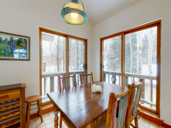 East Vail Rental with 4 Bedrooms plus Den & Mountain Views