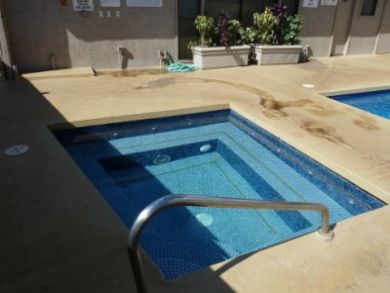 Shared hot tub