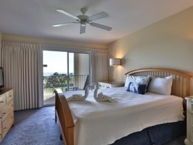 Master bedroom with king bed