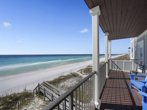 Luxurious Miramar Beachfront Rental w/ Private Pool & Gulf Views