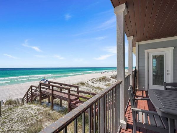 Luxurious Miramar Beachfront Rental w/ Private Pool & Gulf Views