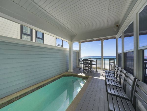Luxurious Miramar Beachfront Rental w/ Private Pool & Gulf Views