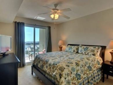 Master bedroom with king bed