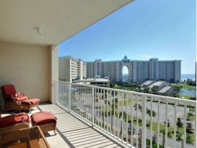 Furnished balcony