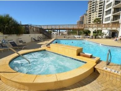 Shared hot tub